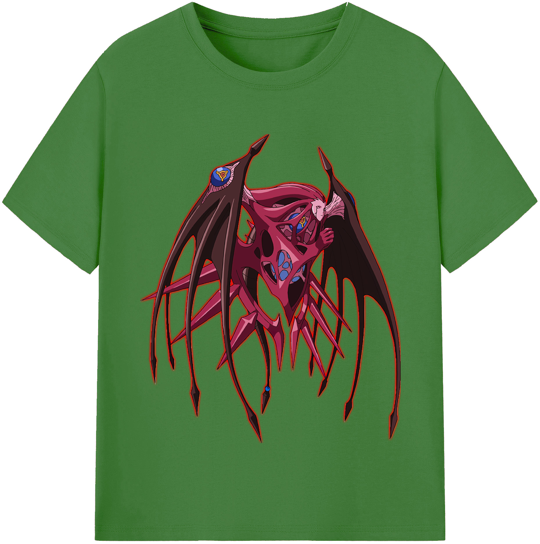 （画像用） 遊☆戯☆王 Yu-Gi-Oh! レディースカジュアルプリントTシャツ（綿100％）